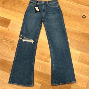 Paige premium Leenah slim wide leg new with tags Women's Blue Jeans